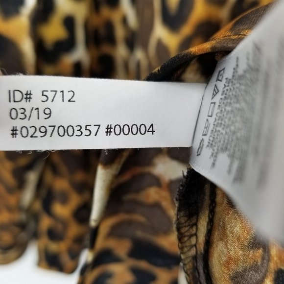 Express Long Sleeved Women's Collared Button Front Blouse Shirt Size Small - Picture 11 of 12